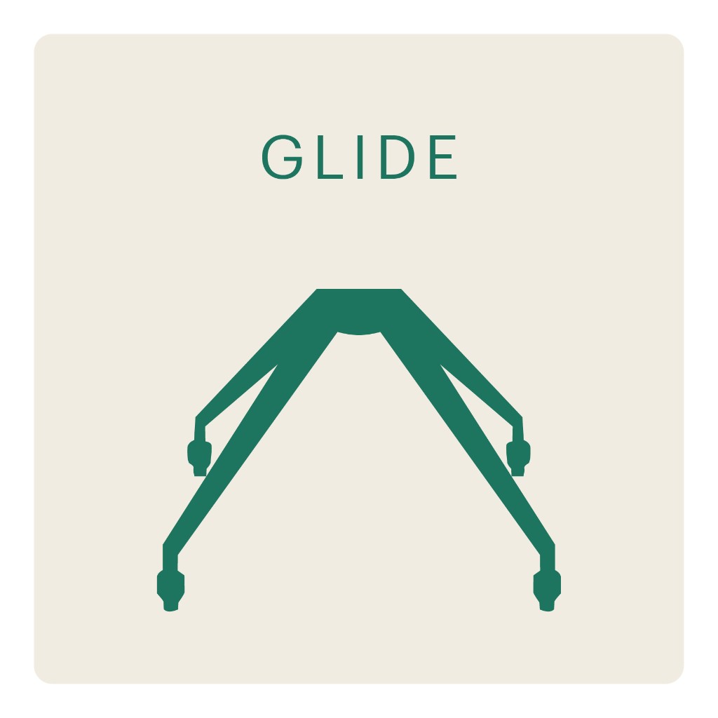Modeus Glide eetkamerstoelframe