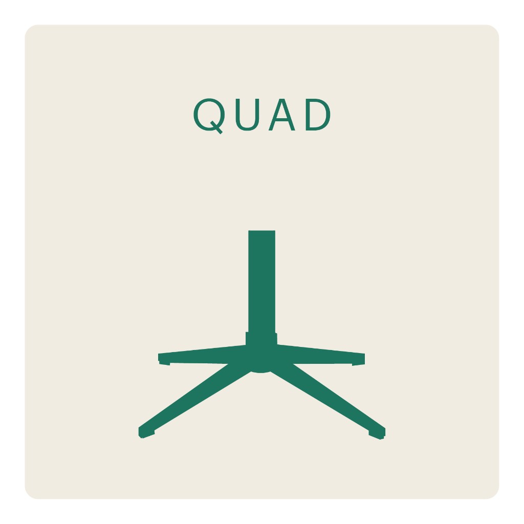 Modeus Quad eetkamerstoelframe